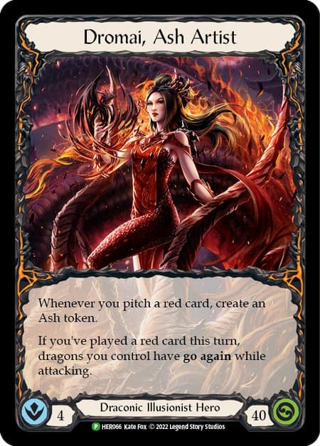 Dromai, Ash Artist - HER066 — Flesh and Blood: Promo Cards card