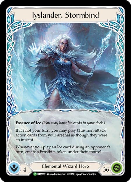 Iyslander, Stormbind - HER067 — Flesh and Blood: Promo Cards card