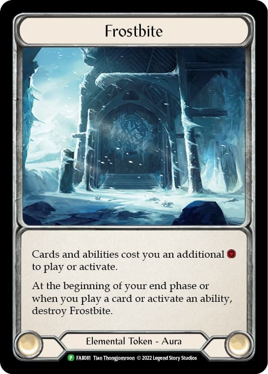 Frostbite - FAB081 — Flesh and Blood: Promo Cards card