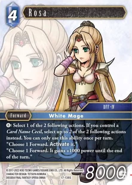 Rosa — Rebellion's Call card