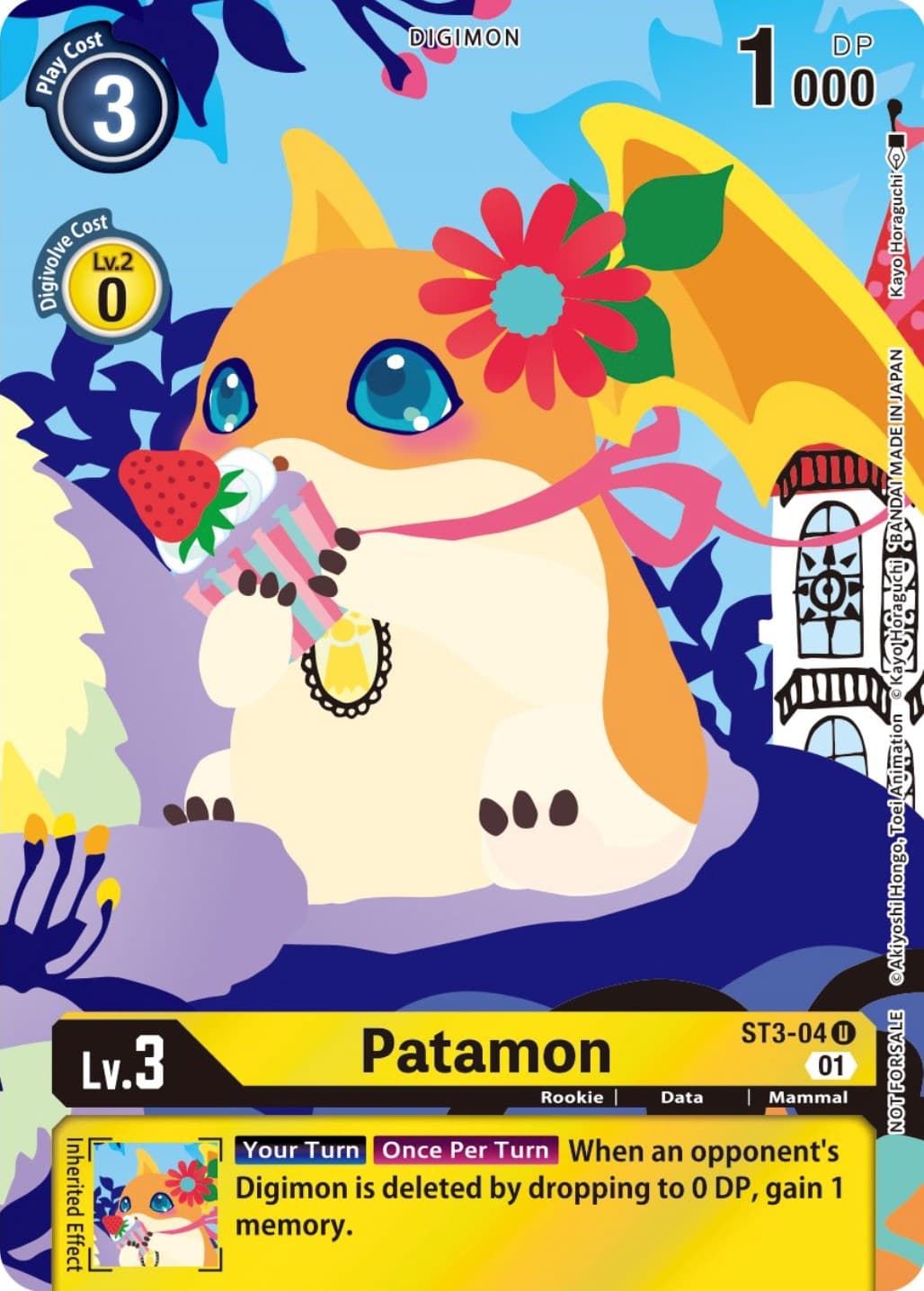 Patamon (Tamer's Card Set 2 Floral Fun) — Starter Deck 03: Heaven's Yellow card