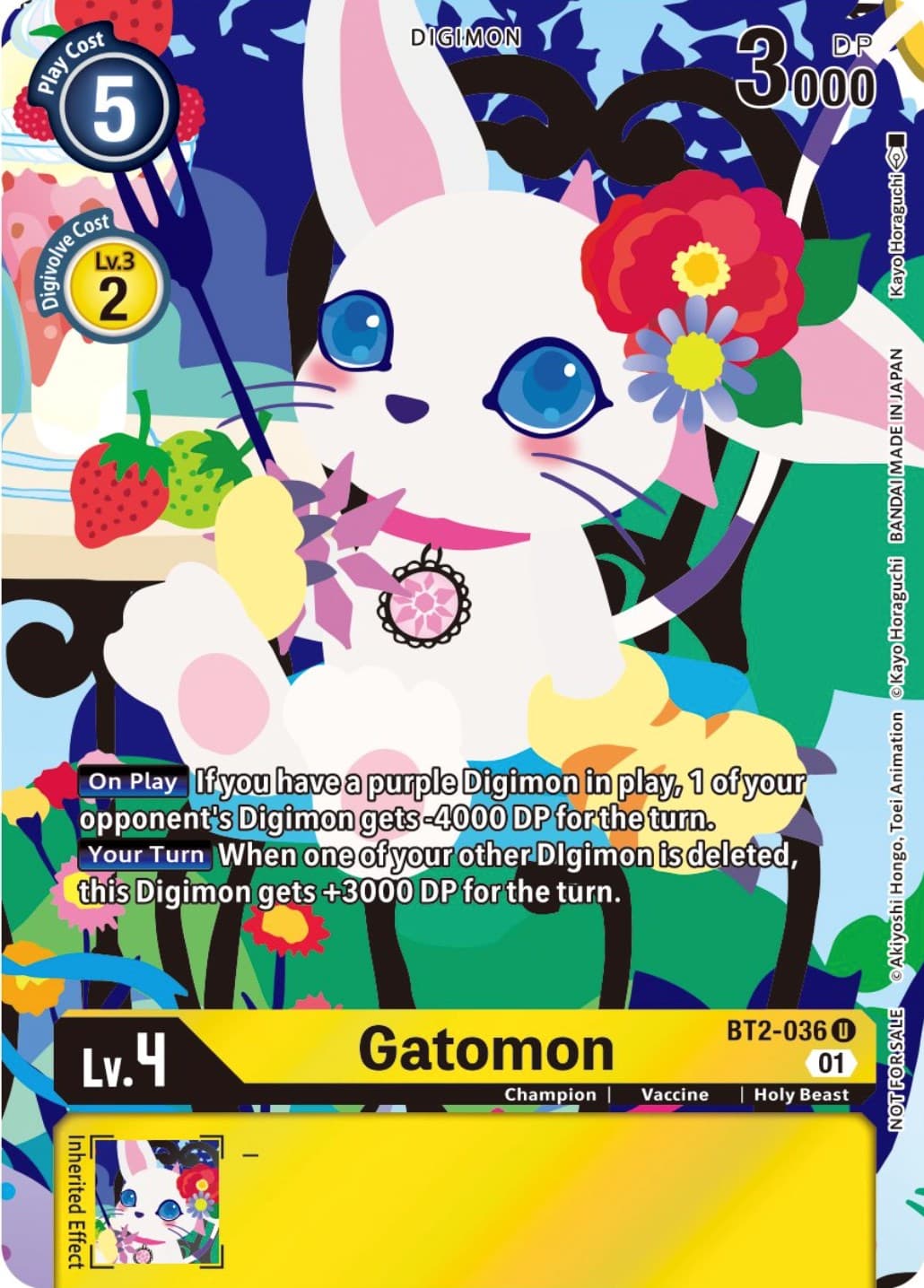 Gatomon - BT2-036 (Tamer's Card Set 2 Floral Fun) — Release Special Booster 1.0 card