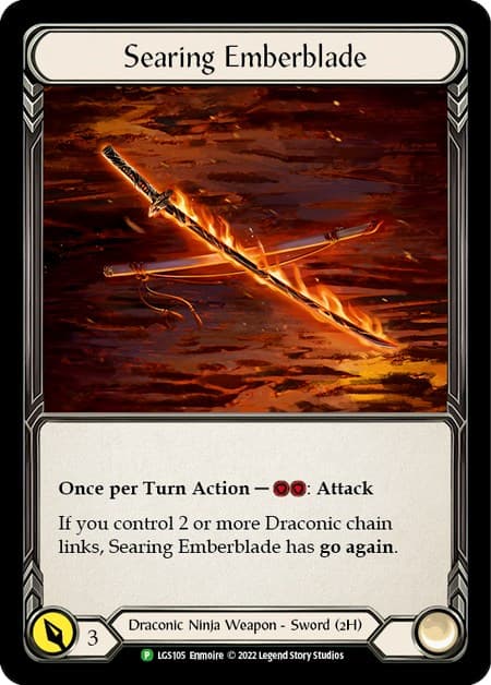 Searing Emberblade - LGS105 — Flesh and Blood: Promo Cards card