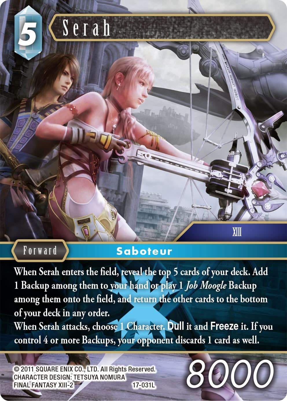 Serah — Rebellion's Call card