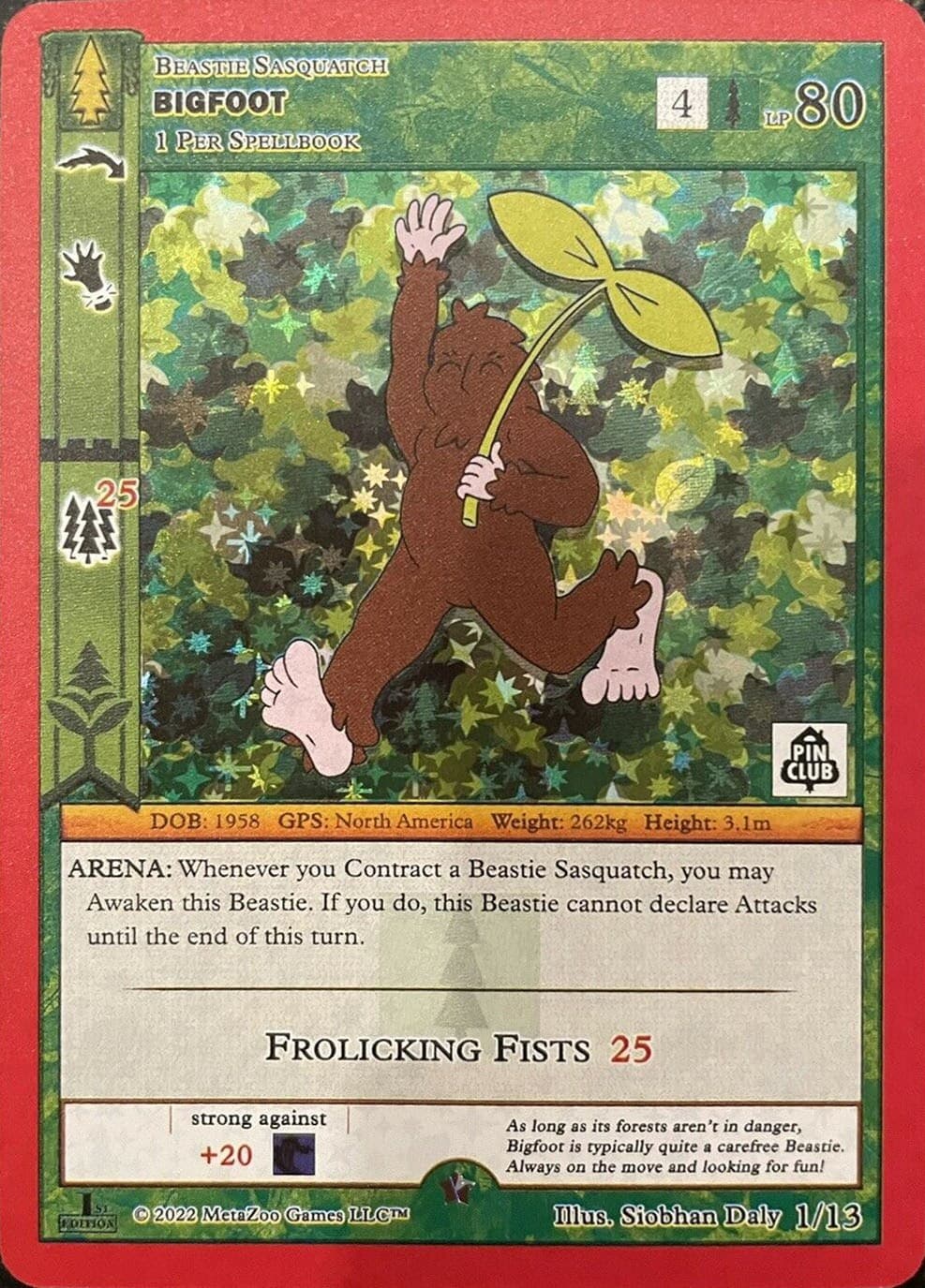 Bigfoot (Pin Club Wilderness Mystery Collection) — Miscellaneous Promos card