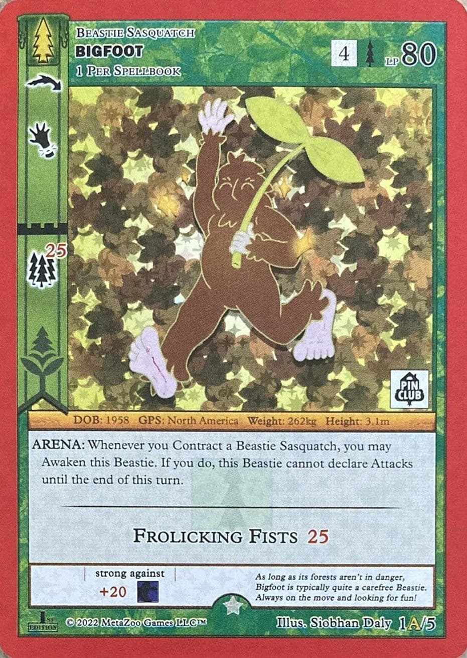 Bigfoot -1A (Pin Club Wilderness Mystery Collection) — Miscellaneous Promos card