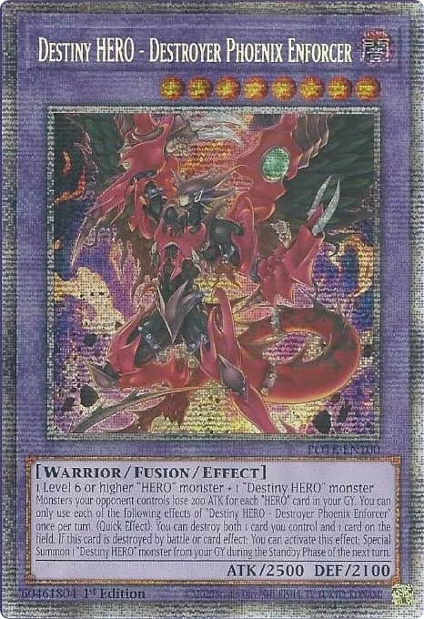 Destiny HERO - Destroyer Phoenix Enforcer (Starlight Rare) — Power of the Elements card