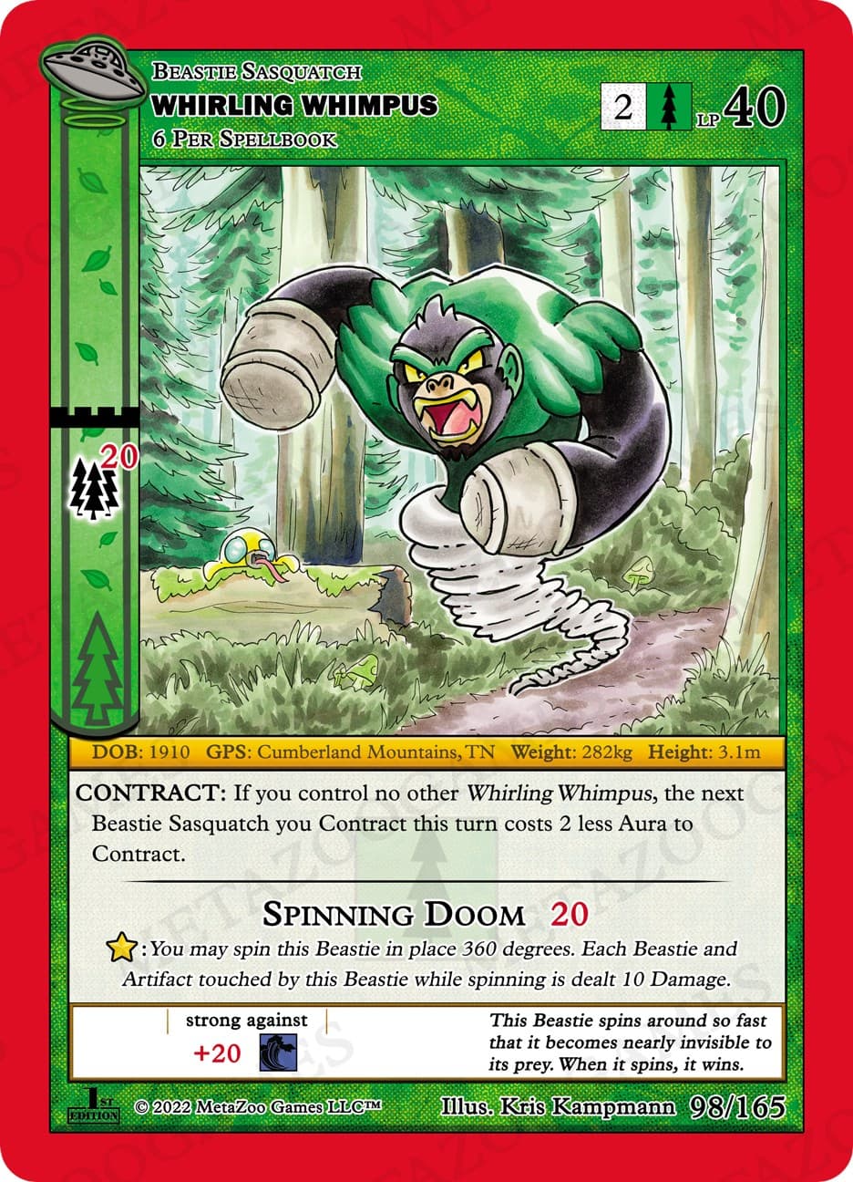 Whirling Whimpus — UFO: First Edition card