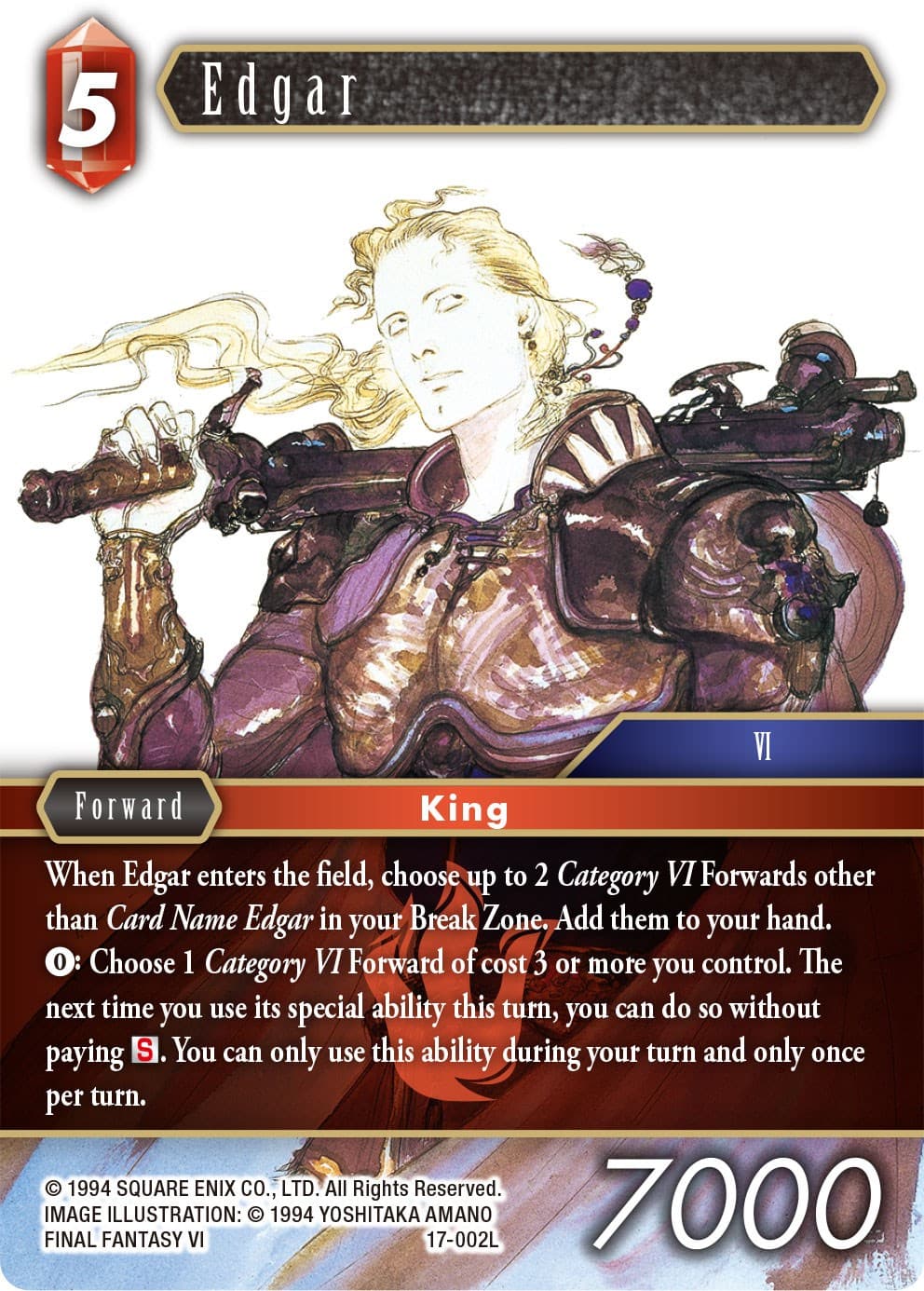 Edgar — Rebellion's Call card