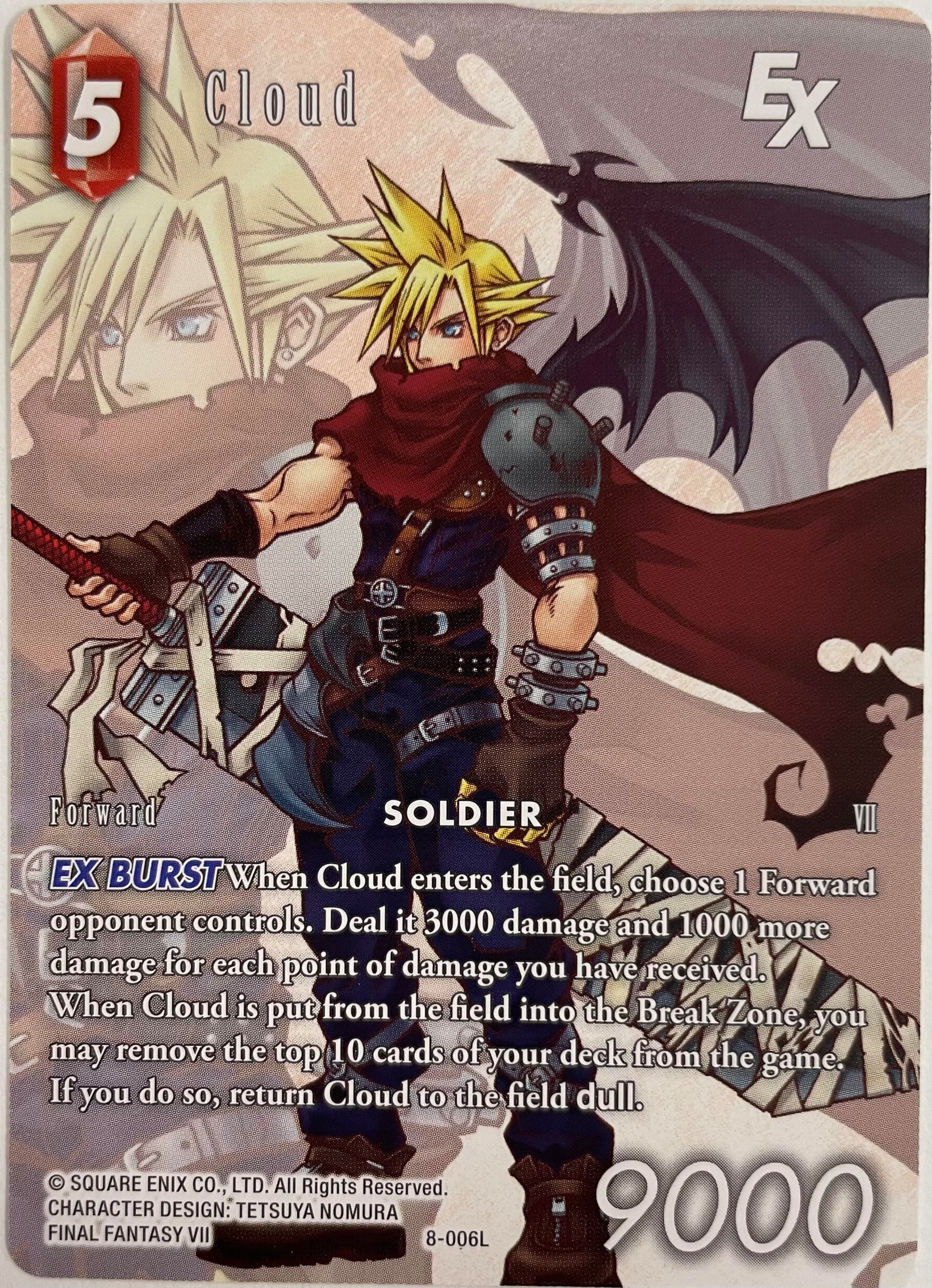 Cloud EX (Full Art Reprint) — Crystal Dominion card