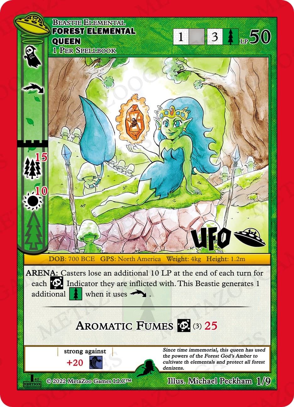 Forest Elemental Queen — UFO: First Edition Tribal Theme Decks card
