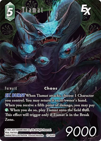 Tiamat EX (Full Art) — Rebellion's Call card