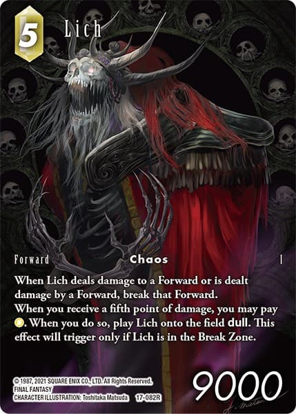 Lich (Full Art) — Rebellion's Call card