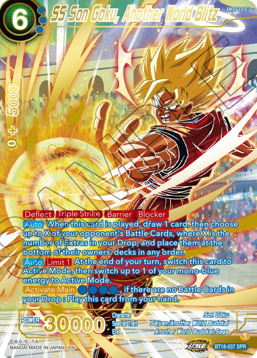SS Son Goku, Another World Blitz (SPR) — Dawn of the Z-Legends card
