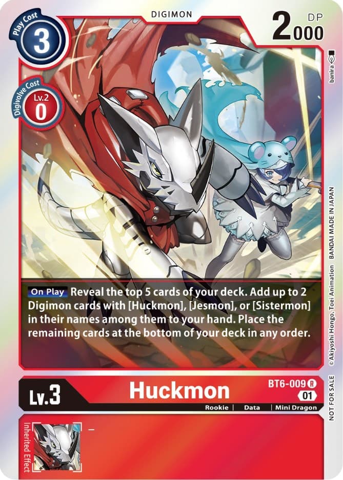 Huckmon (Event Pack 3) — Double Diamond card