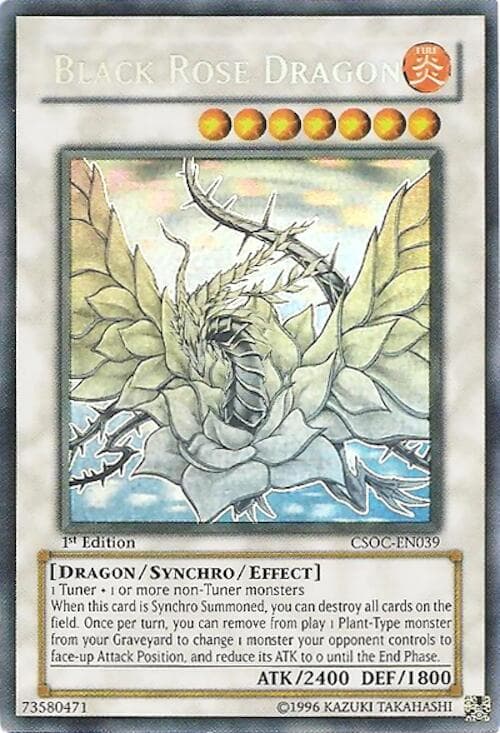 Black Rose Dragon (Ghost Rare) — Crossroads of Chaos card