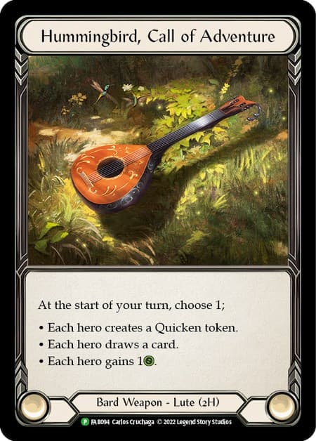 Hummingbird, Call of Adventure - FAB094 — Flesh and Blood: Promo Cards card