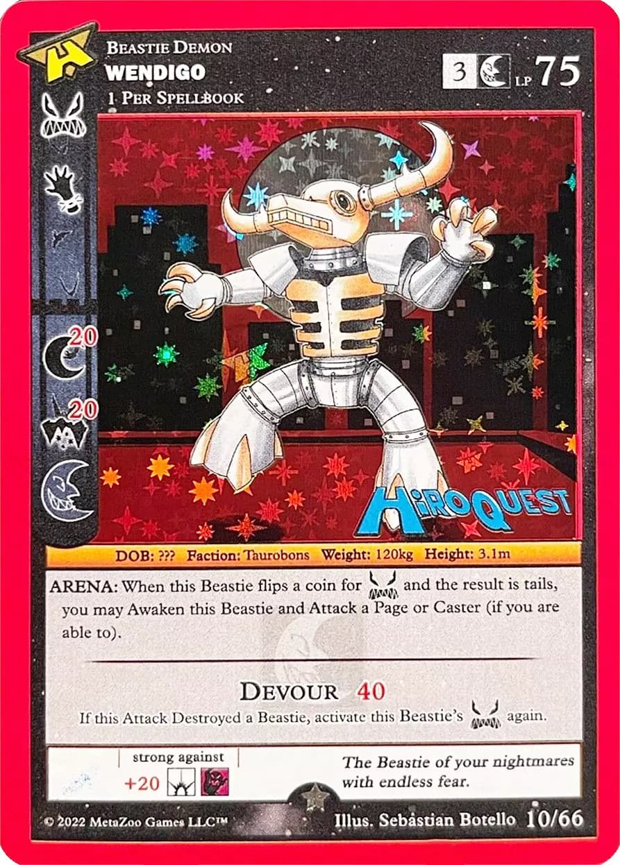 Wendigo — Hiroquest Promos card