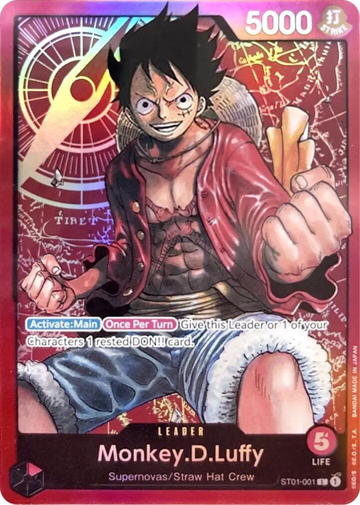 Monkey.D.Luffy (001) — Starter Deck 1: Straw Hat Crew card