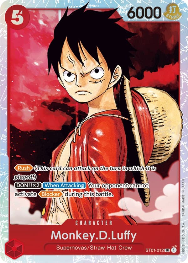 Monkey.D.Luffy (012) — Starter Deck 1: Straw Hat Crew card