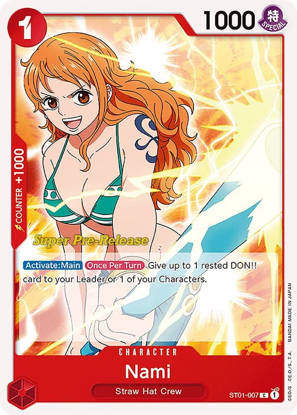 Nami — Super Pre-Release Starter Deck 1: Straw Hat Crew card