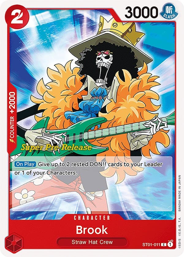 Brook — Super Pre-Release Starter Deck 1: Straw Hat Crew card