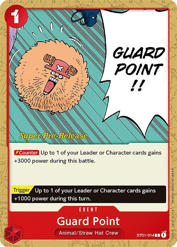 Guard Point — Super Pre-Release Starter Deck 1: Straw Hat Crew card