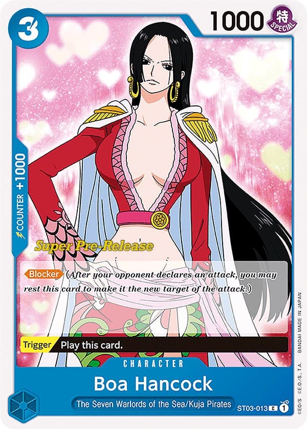 Boa Hancock — Super Pre-Release Starter Deck 3: The Seven Warlords of the Sea card