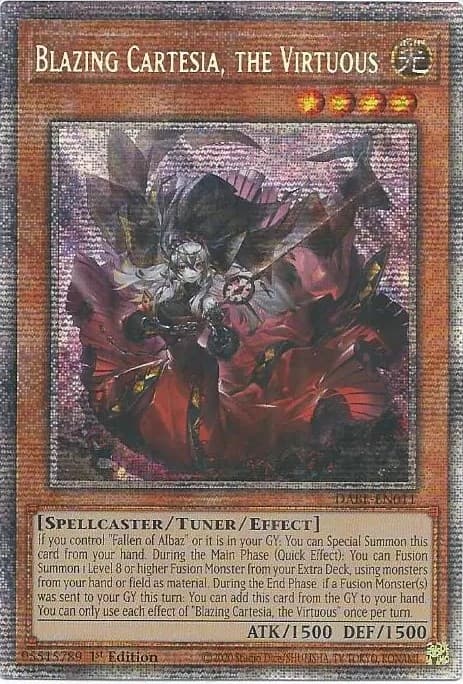 Blazing Cartesia, the Virtuous (Starlight Rare) — Darkwing Blast card