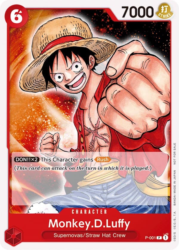 Monkey.D.Luffy (Promotion Pack 2022) — One Piece Promotion Cards card