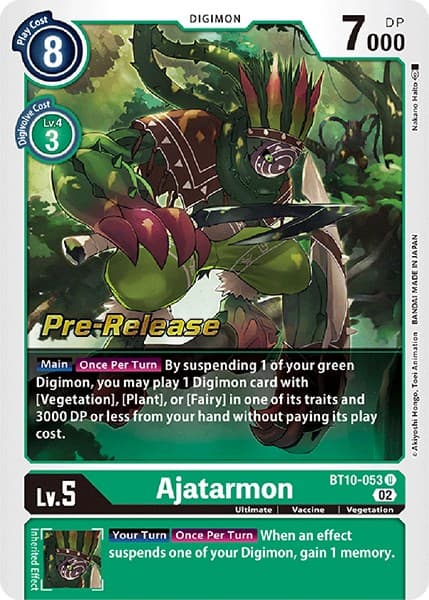 Ajatarmon — Xros Encounter Pre-Release Cards card