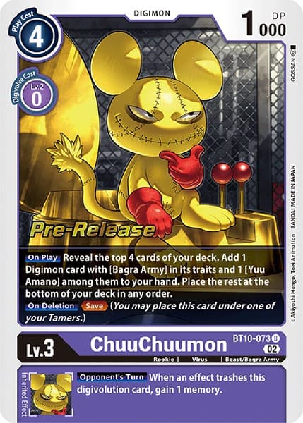 ChuuChuumon — Xros Encounter Pre-Release Cards card