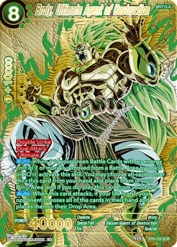 Broly, Ultimate Agent of Destruction (Premium Edition) — 5th Anniversary Set card