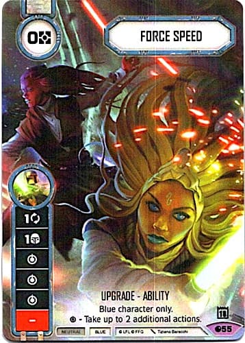 Force Speed (Extended Full Art) (2018 Store Champion Promo) — SWD: Promo Cards card