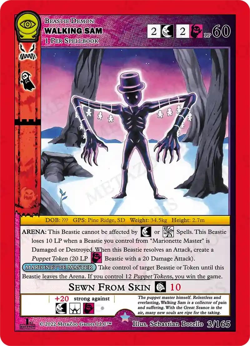 Walking Sam — Seance: First Edition card