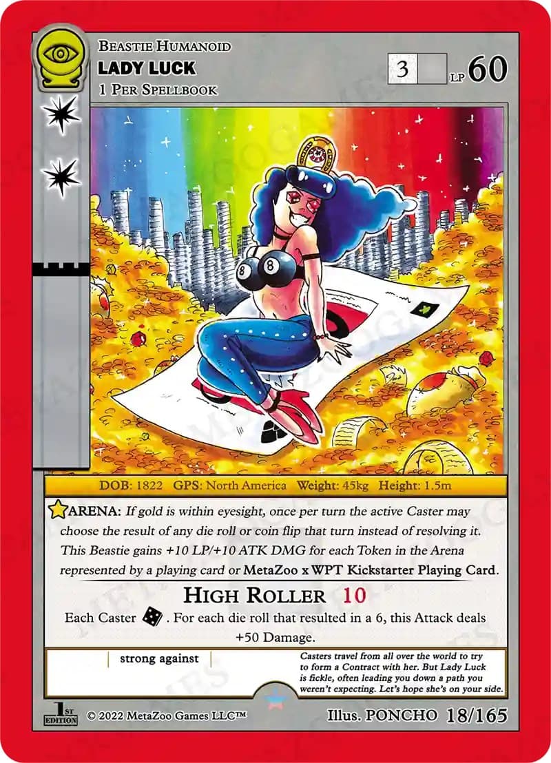 Lady Luck — Seance: First Edition card