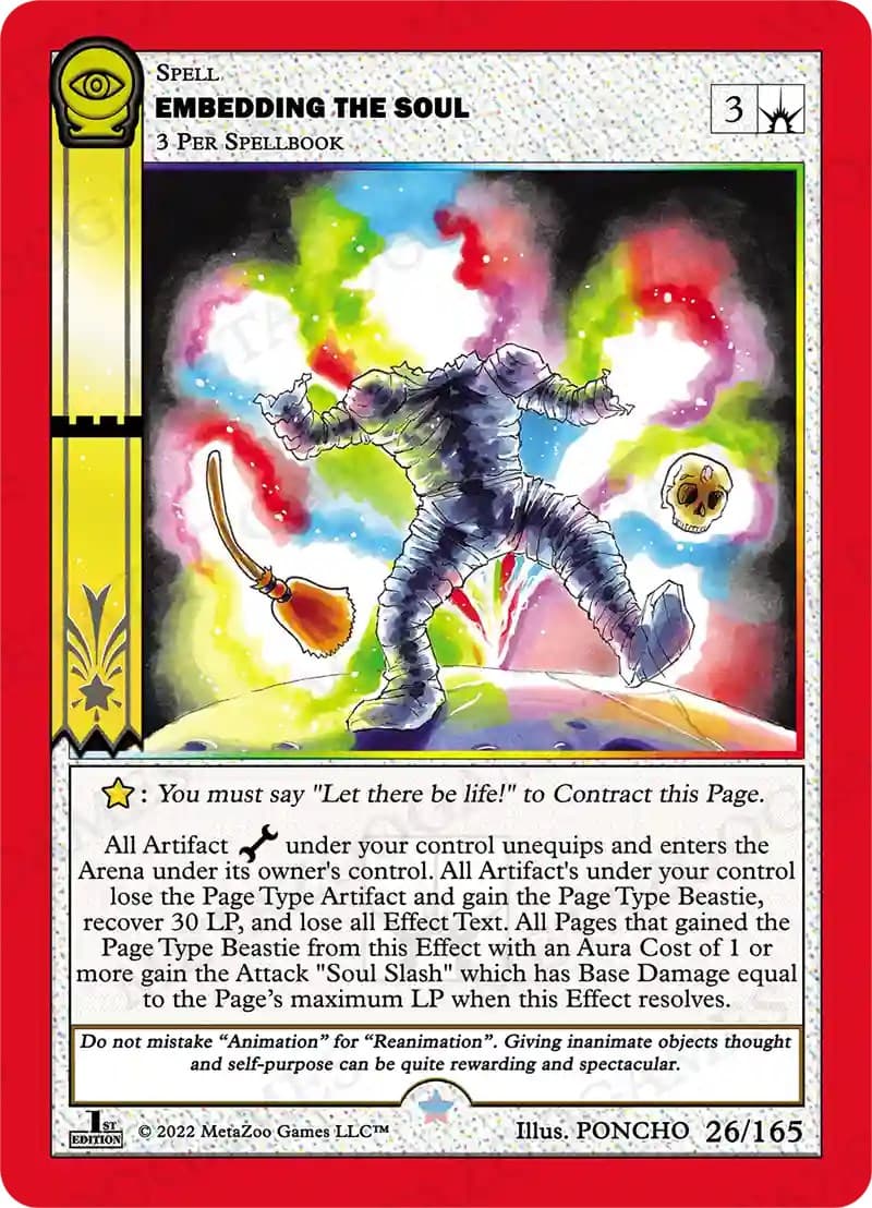 Embedding The Soul — Seance: First Edition card