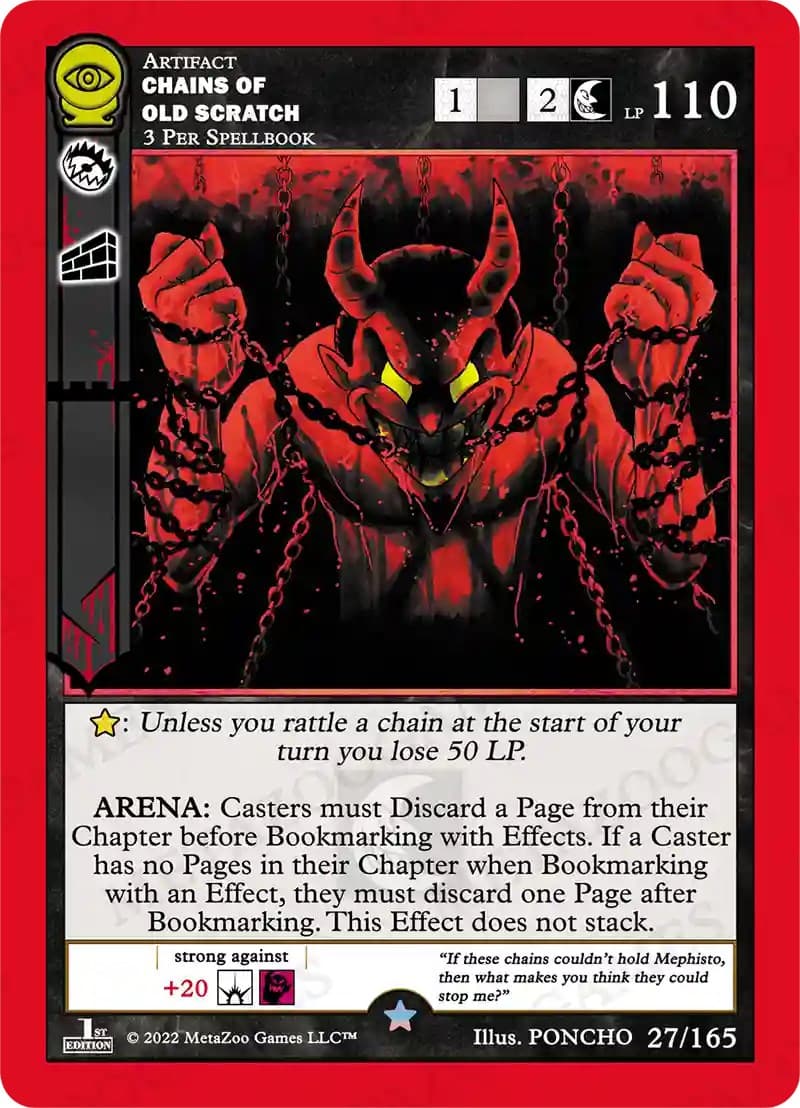 Chains of Old Scratch — Seance: First Edition card