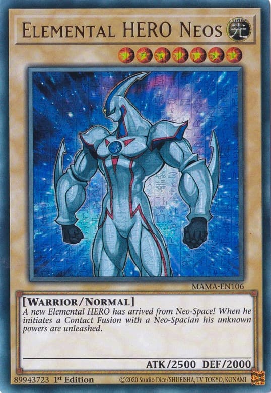 Elemental HERO Neos (Ultra Pharaoh's Rare) — Magnificent Mavens card