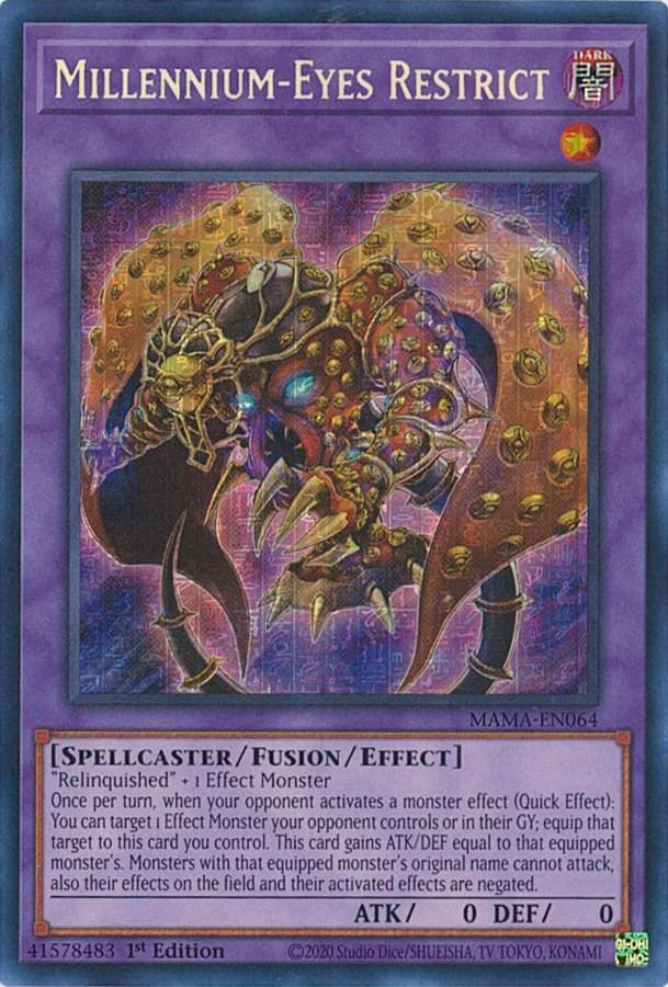 Millennium-Eyes Restrict (Secret Pharaoh's Rare) — Magnificent Mavens card