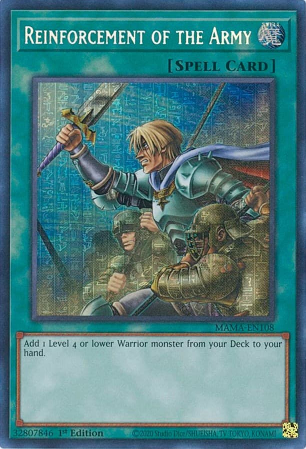 Reinforcement of the Army (Secret Pharaoh's Rare) — Magnificent Mavens card