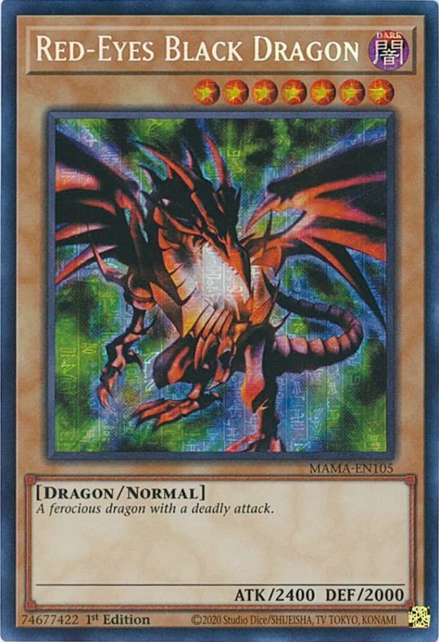 Red-Eyes Black Dragon (Secret Pharaoh's Rare) — Magnificent Mavens card