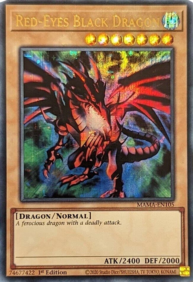 Red-Eyes Black Dragon (Ultra Pharaoh's Rare) — Magnificent Mavens card