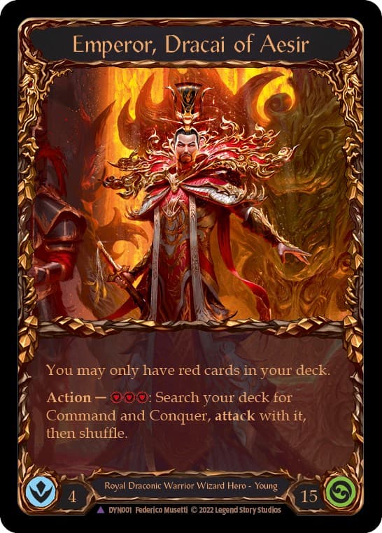 Emperor, Dracai of Aesir (Marvel) — Dynasty card