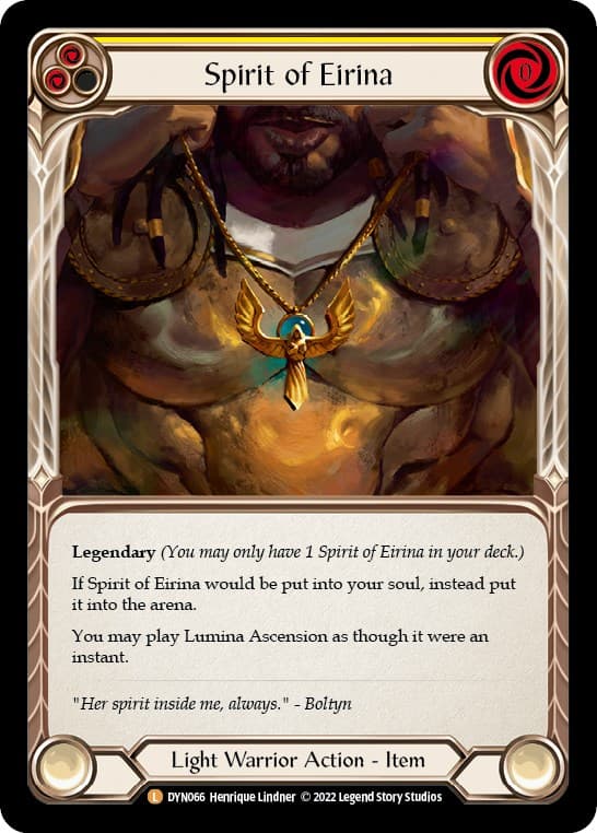 Spirit of Eirina — Dynasty card