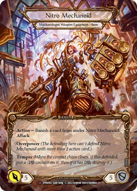 Construct Nitro Mechanoid // Nitro Mechanoid (Marvel) — Dynasty card