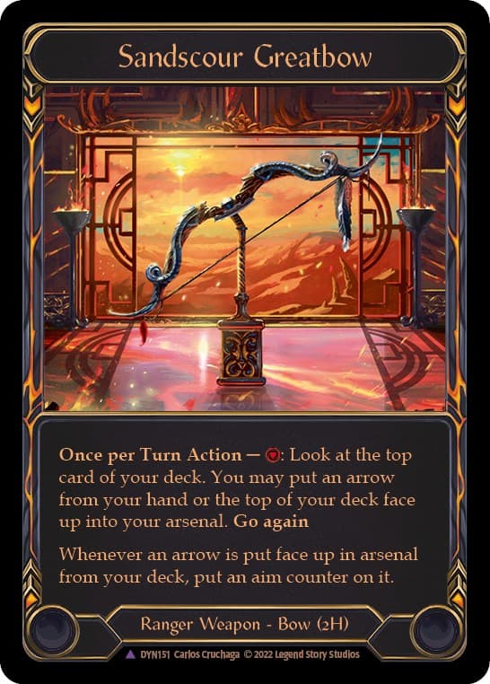 Sandscour Greatbow (Marvel) — Dynasty card
