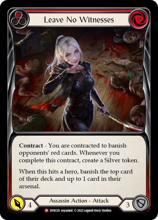Leave No Witnesses — Dynasty card