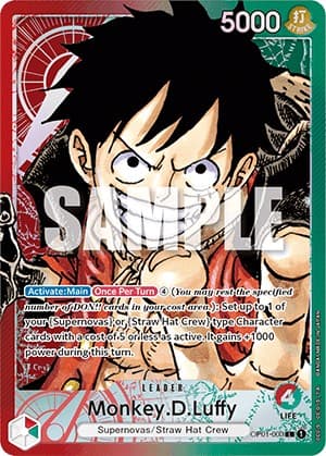 Monkey.D.Luffy (003) (Parallel) — Romance Dawn card
