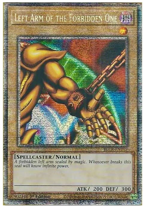 Left Arm of the Forbidden One (Starlight Rare) — Battles of Legend: Crystal Revenge card